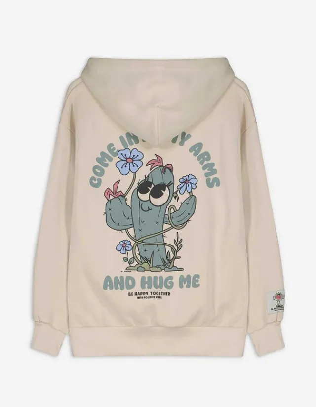 New Sweatjacke - Rückenprint - Damen Sweatjacken