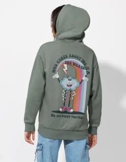 Hot Sweatjacke - Rückenprint - Damen Sweatjacken