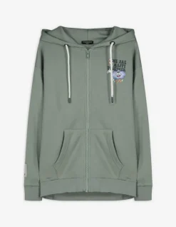 Hot Sweatjacke - Rückenprint - Damen Sweatjacken