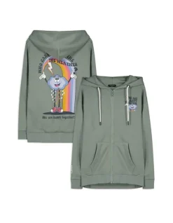 Hot Sweatjacke - Rückenprint - Damen Sweatjacken