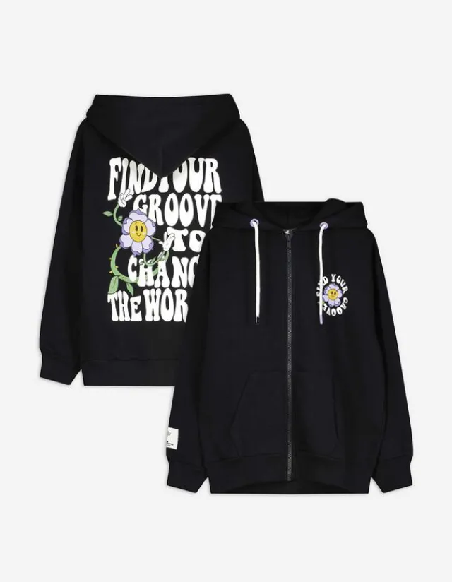 Best Sweatjacke - Rückenprint - Damen Sweatjacken