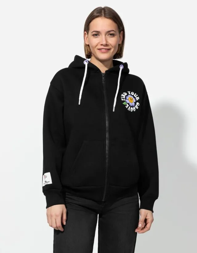 Best Sweatjacke - Rückenprint - Damen Sweatjacken