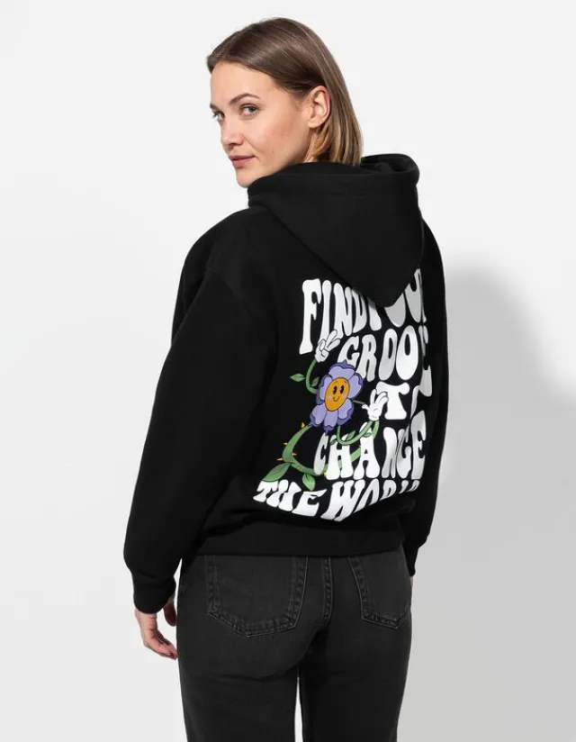 Best Sweatjacke - Rückenprint - Damen Sweatjacken
