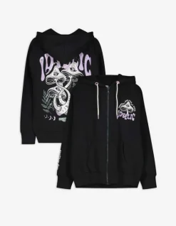 New Sweatjacke - R&uuml;ckenprint - Damen Sweatjacken
