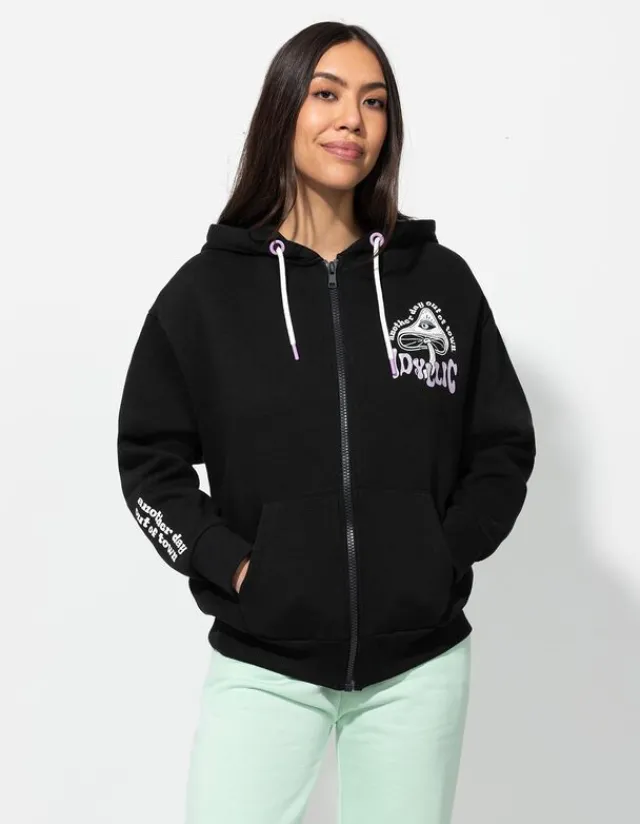 New Sweatjacke - Rückenprint - Damen Sweatjacken