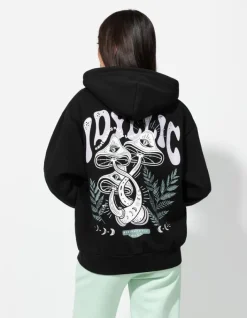 New Sweatjacke - Rückenprint - Damen Sweatjacken
