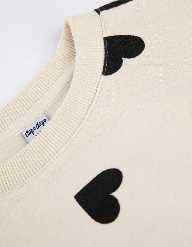 Online Sweatshirt - Allover-Muster - Kinder Mädchenkleidung