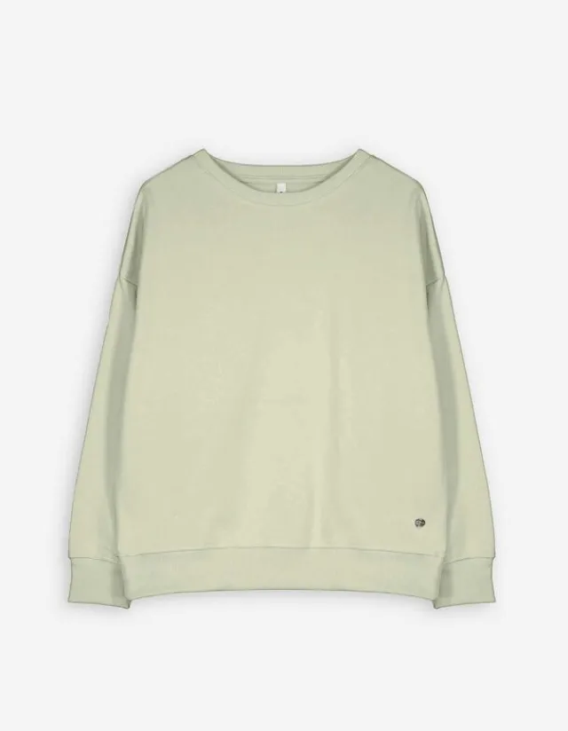 Fashion Sweatshirt - einfarbig - Damen Sweatshirts