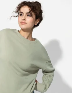 Fashion Sweatshirt - einfarbig - Damen Sweatshirts