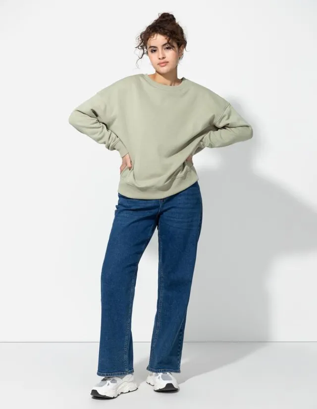 Fashion Sweatshirt - einfarbig - Damen Sweatshirts