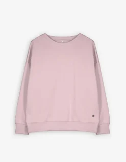 Fashion Sweatshirt - Gerippte Abschl&uuml;sse - Damen Sweatshirts