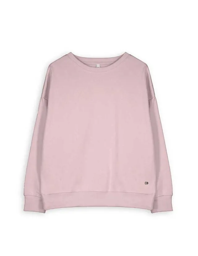 Fashion Sweatshirt - Gerippte Abschlüsse - Damen Sweatshirts