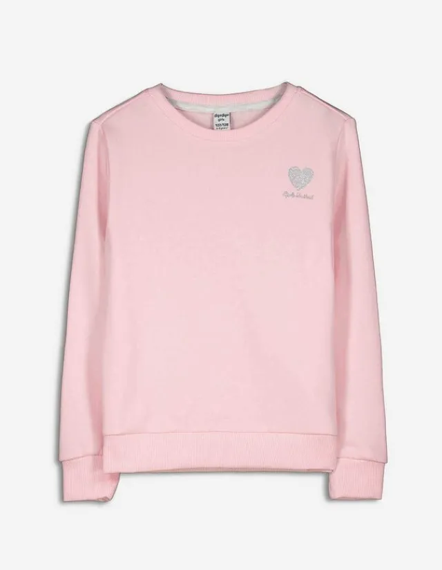 Clearance Sweatshirt - Glitzerprint Kinder Mädchenkleidung