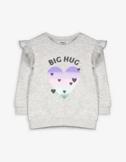 Discount Sweatshirt - Glitzerprint - Kinder Baby-mädchen (56-92)|Mädchenkleidung