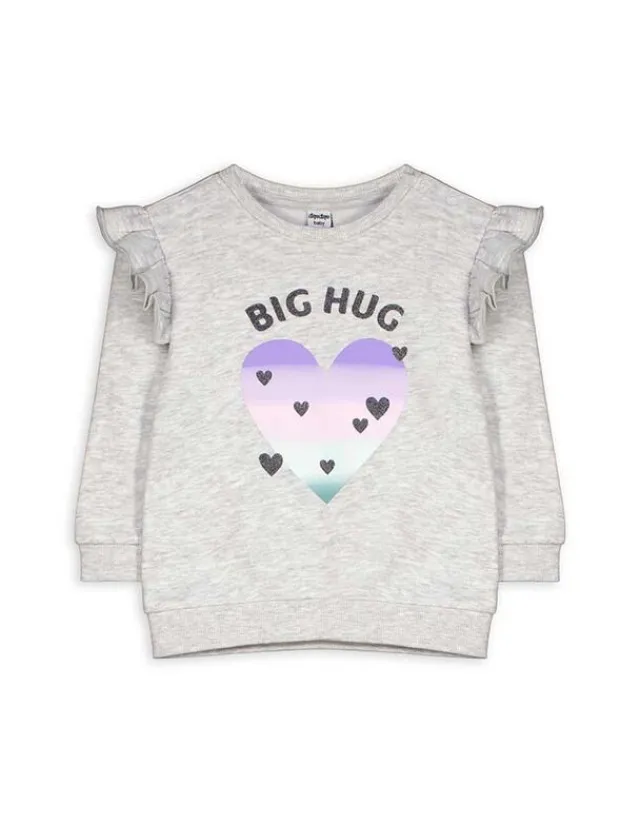 Discount Sweatshirt - Glitzerprint - Kinder Baby-mädchen (56-92)|Mädchenkleidung