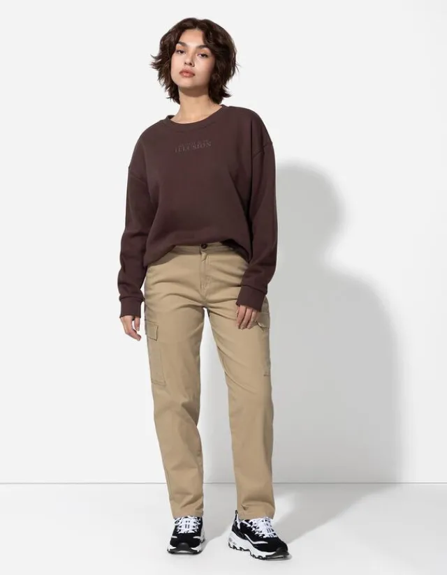 Outlet Sweatshirt - Messageprint - Damen Sweatshirts