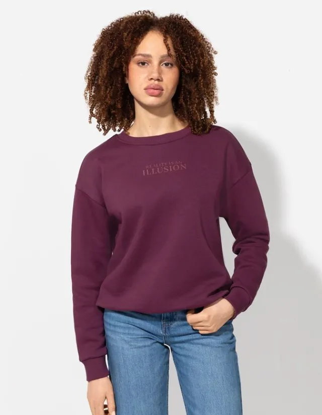 Online Sweatshirt - Messageprint - Damen Sweatshirts