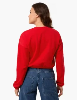 New Sweatshirt - Rundhals-Ausschnitt - Damen Sweatshirts
