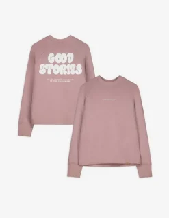 Fashion Sweatshirt - R&uuml;ckenprint - Damen Sweatshirts