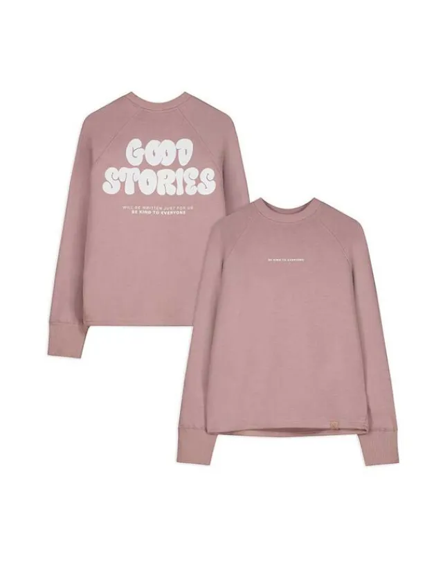 Fashion Sweatshirt - Rückenprint - Damen Sweatshirts