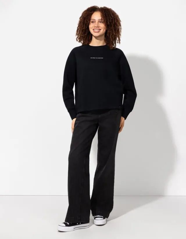 Discount Sweatshirt - Rückenprint - Damen Sweatshirts