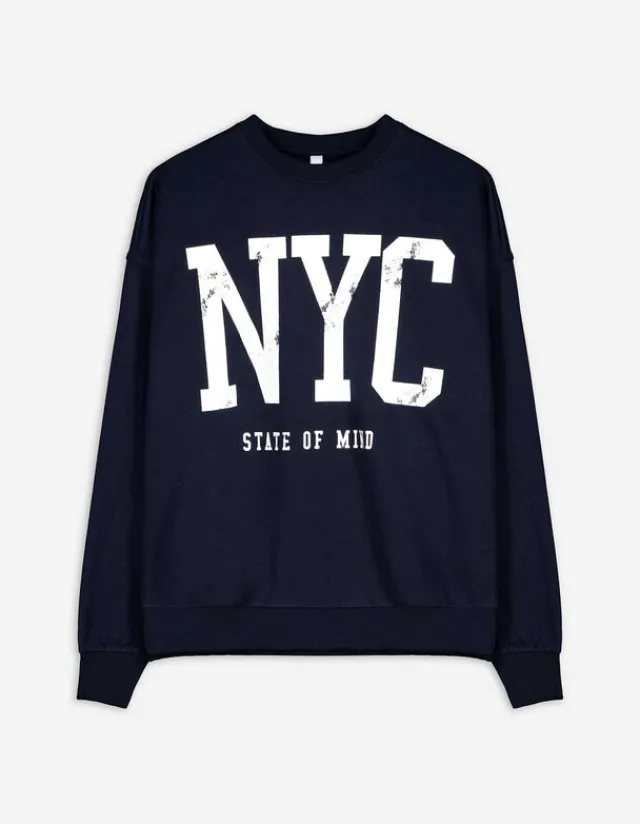 Discount Sweatshirt - Schriftzug - Damen Sweatshirts