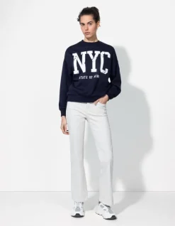 Discount Sweatshirt - Schriftzug - Damen Sweatshirts