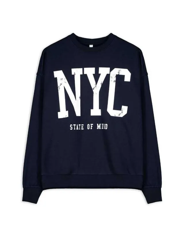 Discount Sweatshirt - Schriftzug - Damen Sweatshirts