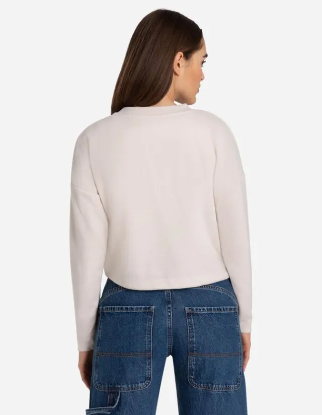 New Sweatshirt - Tunnelzug am Saum - Damen Sweatshirts