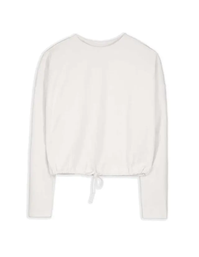 New Sweatshirt - Tunnelzug am Saum - Damen Sweatshirts