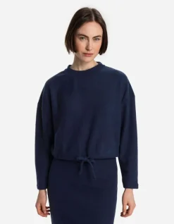 New Sweatshirt - Tunnelzug am Saum - Damen Sweatshirts