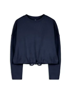 New Sweatshirt - Tunnelzug am Saum - Damen Sweatshirts