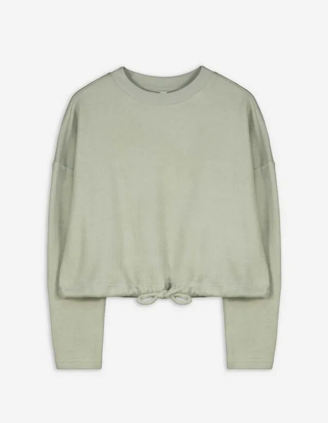 Online Sweatshirt - Tunnelzug am Saum - Damen Sweatshirts