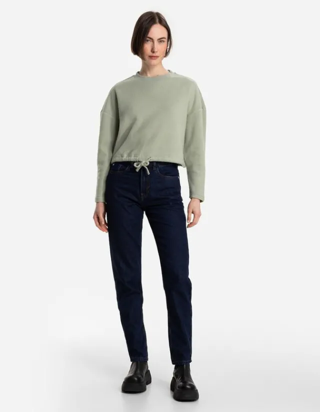 Online Sweatshirt - Tunnelzug am Saum - Damen Sweatshirts