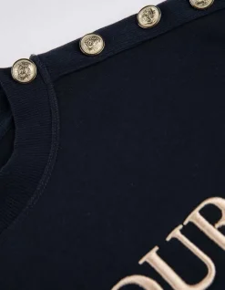 Sale Sweatshirt - Zierkn&ouml;pfe - Damen Sweatshirts