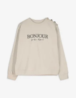 Outlet Sweatshirt - Zierkn&ouml;pfe - Damen Sweatshirts