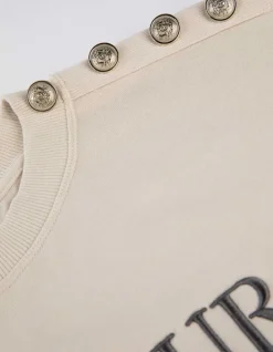 Outlet Sweatshirt - Zierkn&ouml;pfe - Damen Sweatshirts