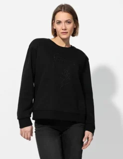 Clearance Sweatshirt - Ziersteine - Damen Sweatshirts