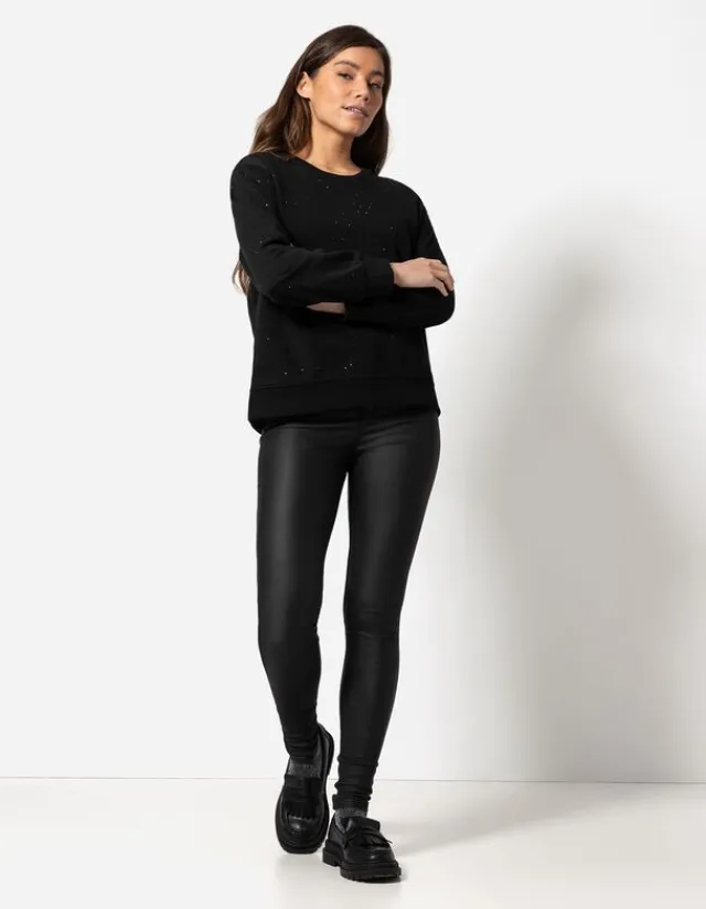 Discount Sweatshirt - Ziersteine - Damen Sweatshirts