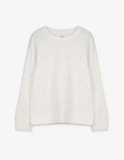 Discount Sweatshirt - Ziersteine - Damen Sweatshirts