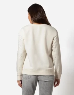 Discount Sweatshirt - Ziersteine - Damen Sweatshirts