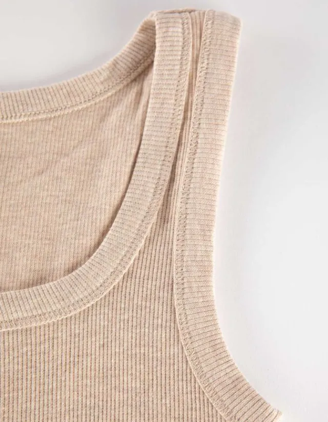 Discount Top - Rippenstruktur Damen Tops