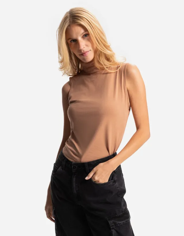Hot Top - Rollkragen - Damen Tops