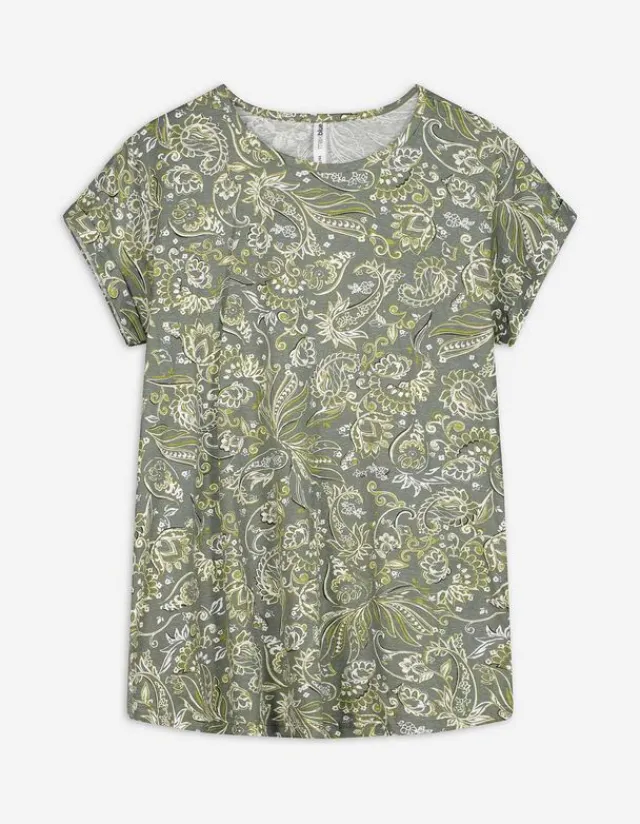 Outlet T-Shirt - Allover-Muster - Damen T-shirts