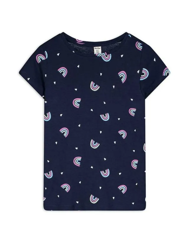 Sale T-Shirt - Allover-Print - Kinder Mädchenkleidung