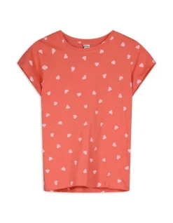 New T-Shirt - Allover-Print - Kinder Mädchenkleidung