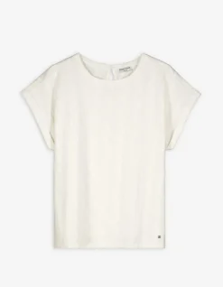 Hot T-Shirt - &Auml;rmel mit fixiertem Aufschlag Damen Blusen