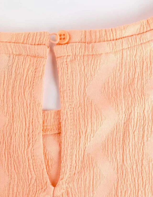 Clearance T-Shirt - Ärmel mit fixiertem Aufschlag Damen Blusen