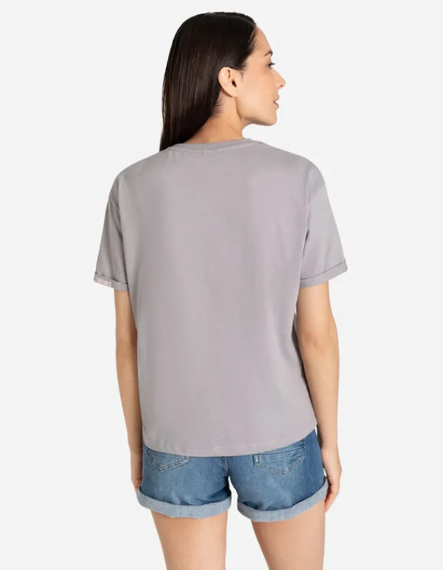 Sale T-Shirt - Ärmel mit fixiertem Aufschlag Damen T-shirts