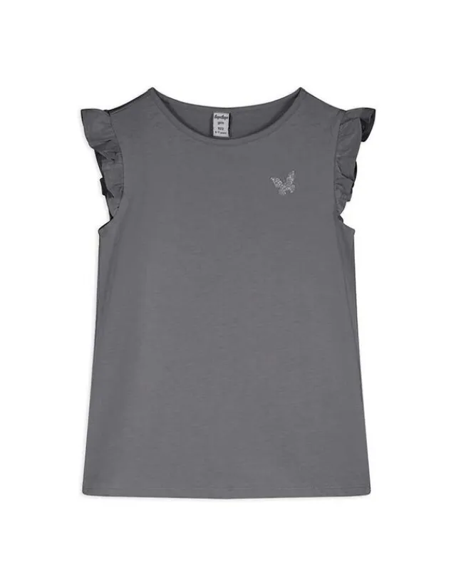 Online T-Shirt - Ärmel mit Volants - Kinder Mädchenkleidung